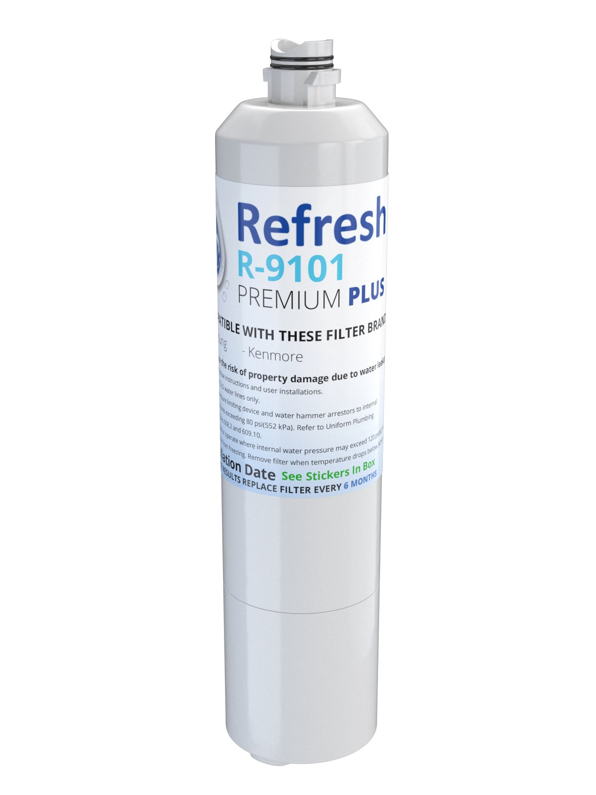 Refresh R-9101 Replacement Water Filter - Fits Samsung DA29-00020B, RF23HCEDBBC/AA, RS25H5000SR, and more!